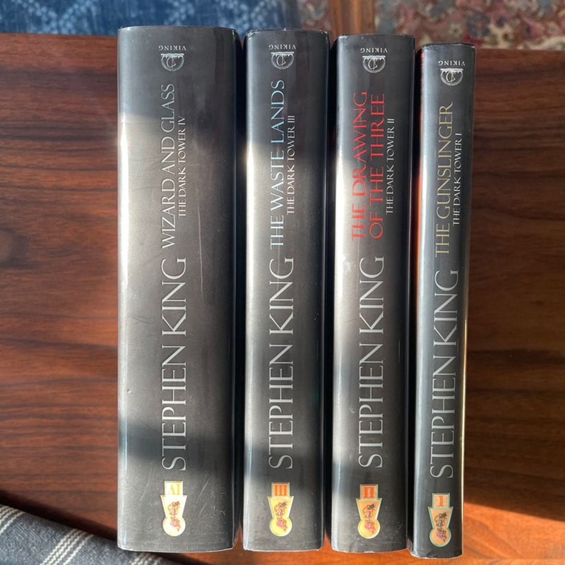 Stephen King The Dark Tower complete series set lot novel book Hardcover  Viking