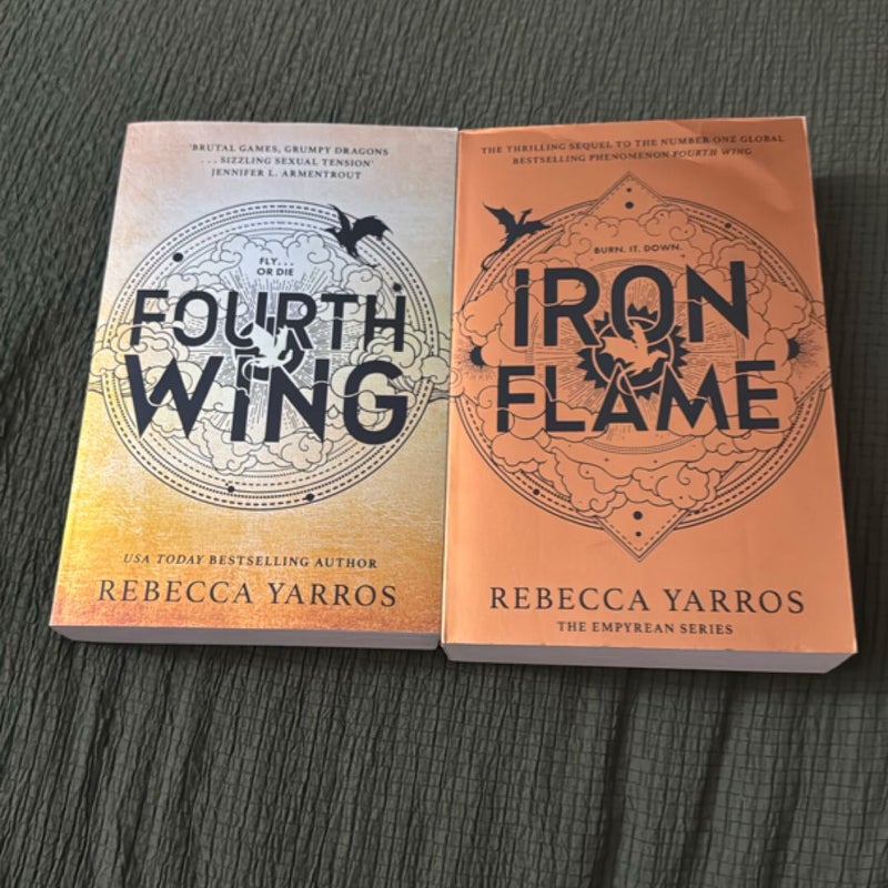 Fourth Wing & Iron Flame UK editions