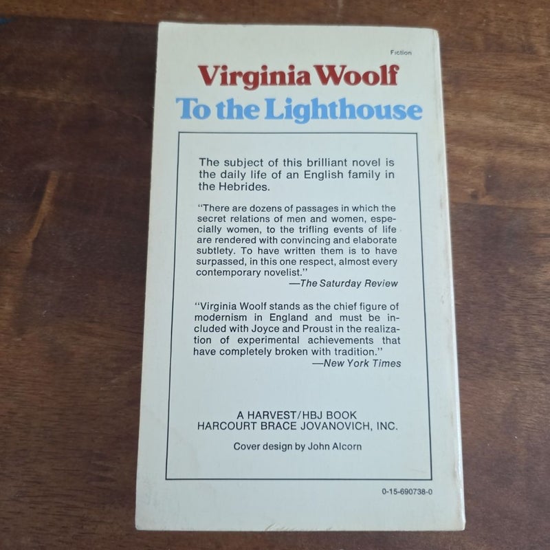  VINTAGE 1955 To The Lighthouse (By Virginia Woolf)