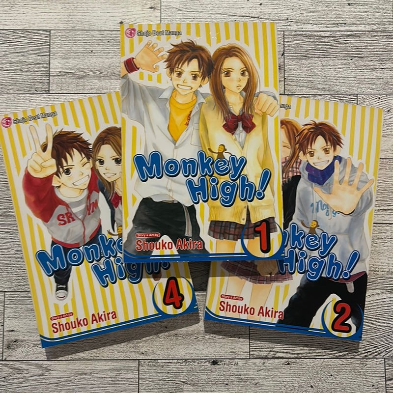 Monkey High!, Vol. 1, 2 & 4