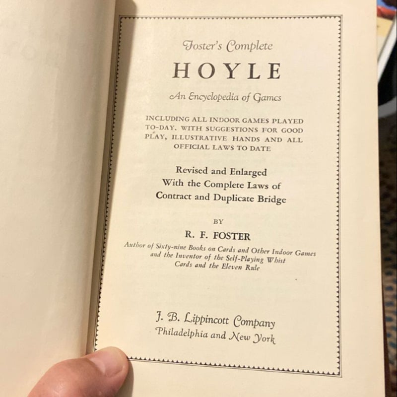 Foster’s Compmete Hoyle