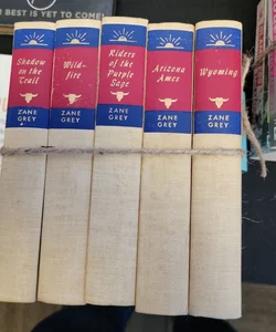 Zane Grey 5 book set
