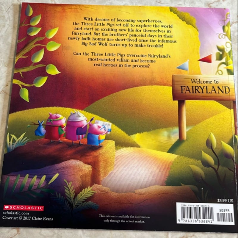 Three Little Superpigs bundle of 2 books