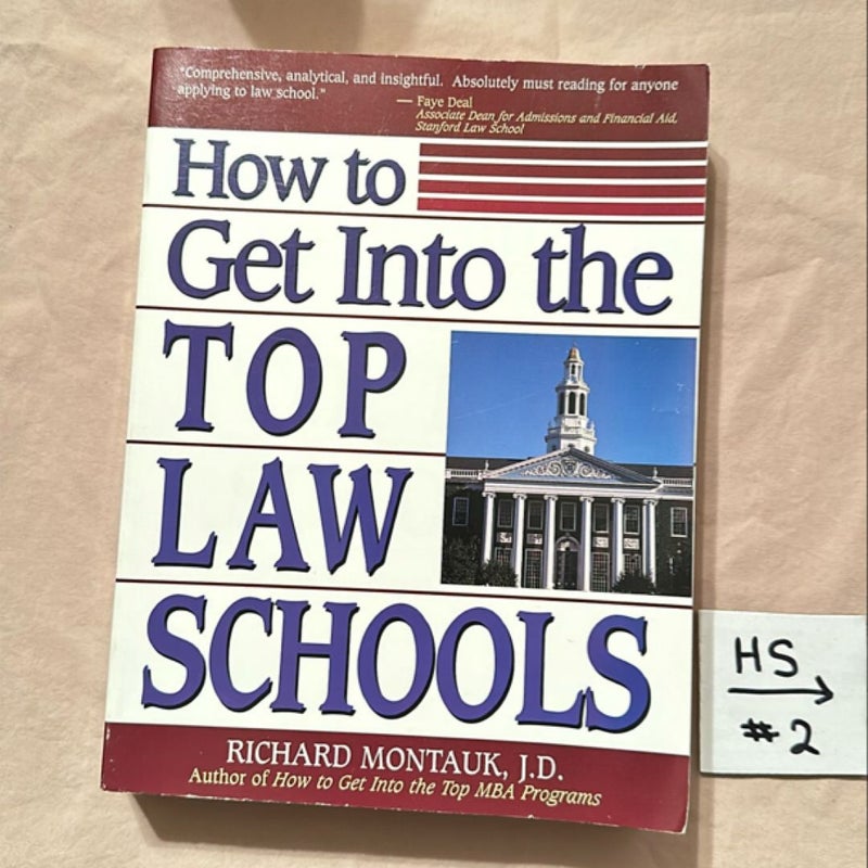 How to Get into the Top Law Schools