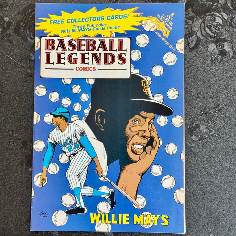 Baseball Legends # 8 Oct 1992 Willie Mays Revolutionary Comics 