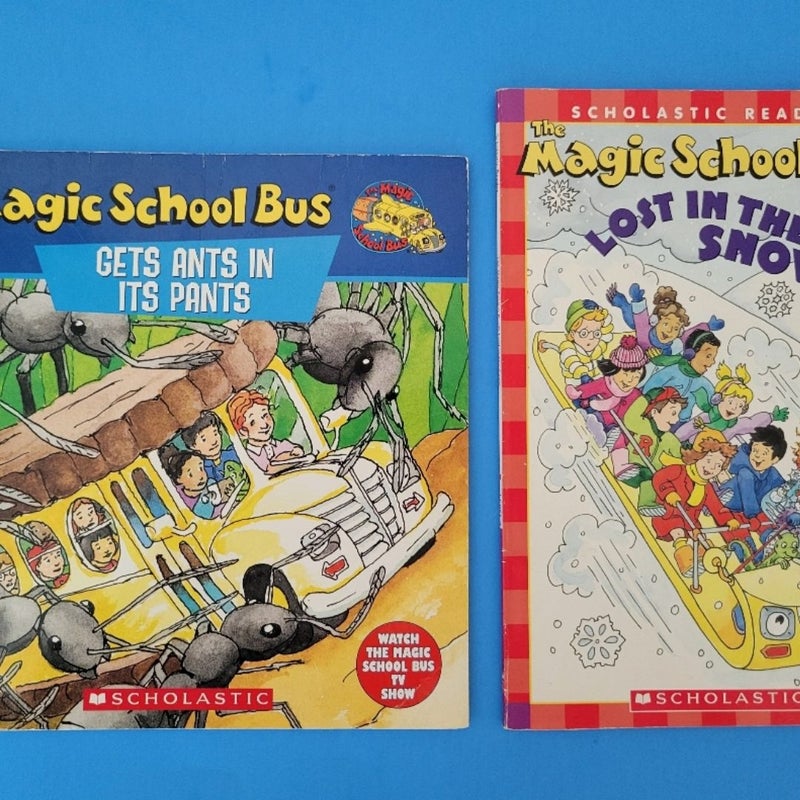 THE MAGIC SCHOOL BUS CHAPTER BOOKS #1-15 VINTAGE 1990s PBS TV SERIES SCHOLASTIC