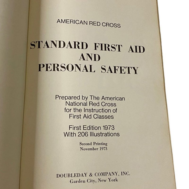 Standard First Aid and Personal Safety