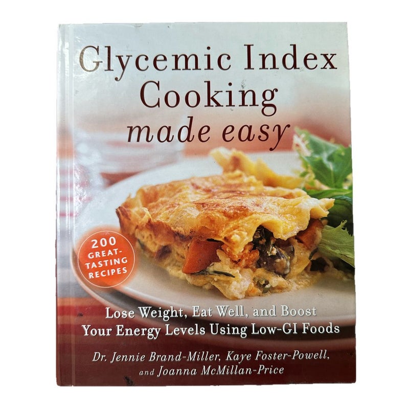 Glycemic Index Cooking Made Easy