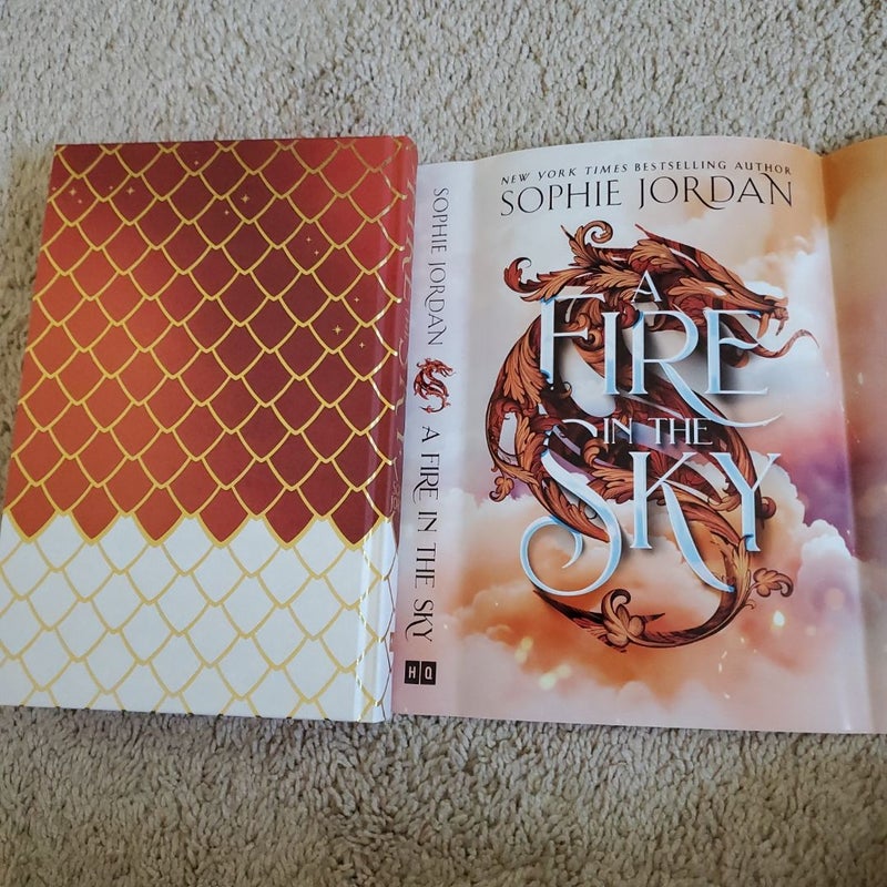 A Fire in the Sky - Fairyloot signed edition