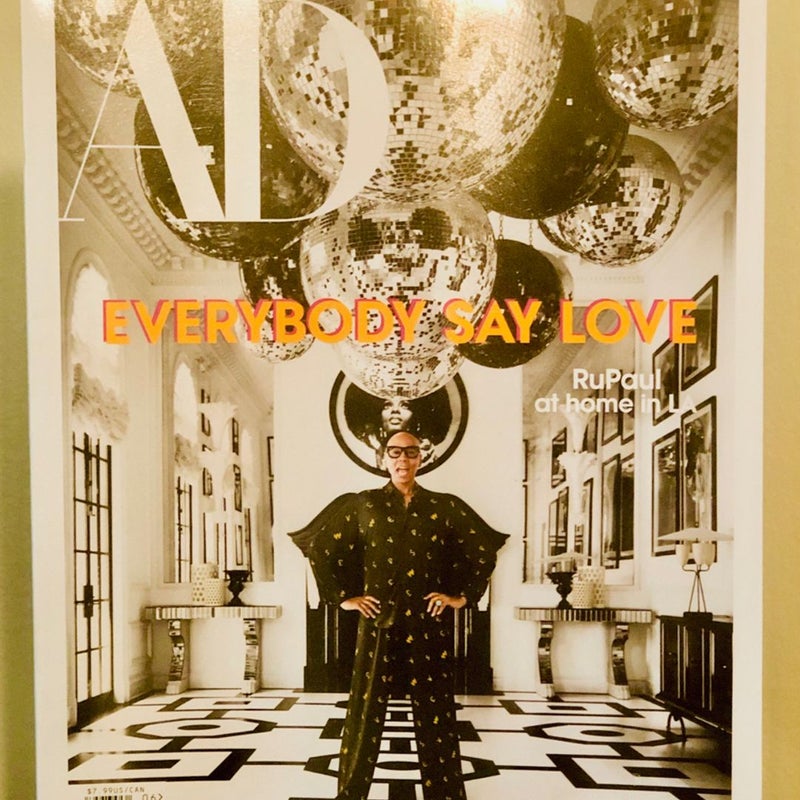 ARCHITECTURAL DIGEST MAGAZINE JUNE 2023 RUPAUL LA ART DESIGN JAPAN BEVERLY HILLS