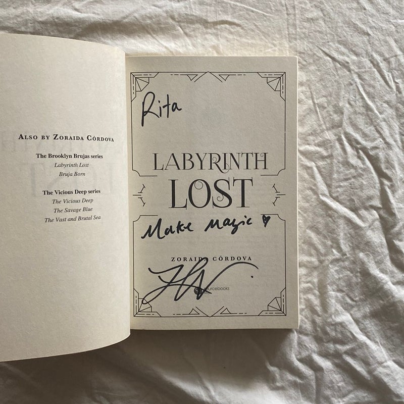 Labyrinth Lost (signed)