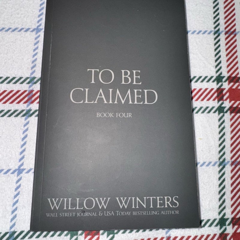 To be claimed book 4: Broken Fate black out edition
