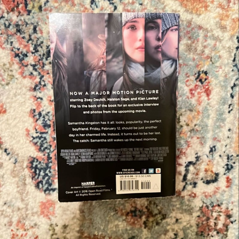 Before I Fall Movie Tie-In Edition