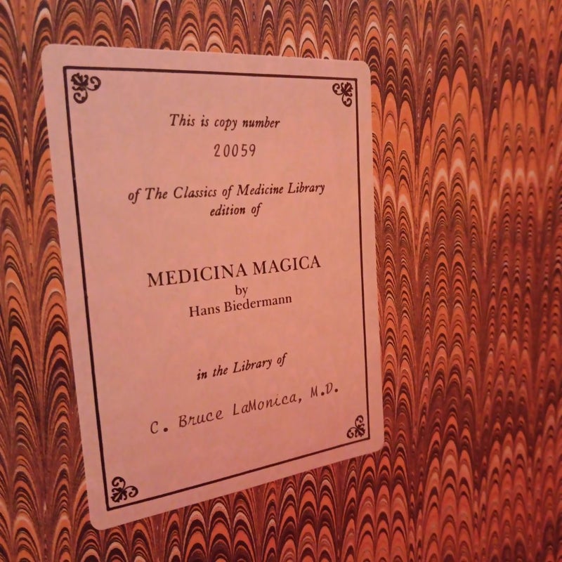 Medicina Magica Leather Medieval Medicine Herbal ancient Occult