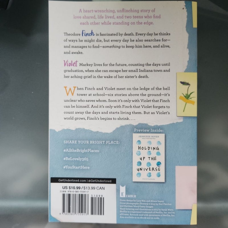 All the Bright Places by Jennifer Niven, Paperback | Pangobooks