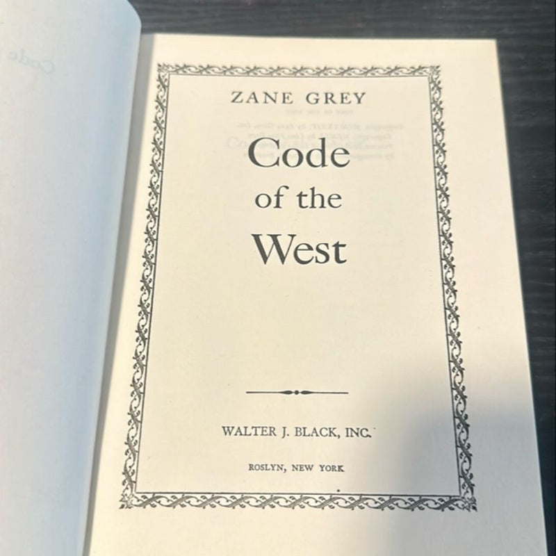 Code of the west