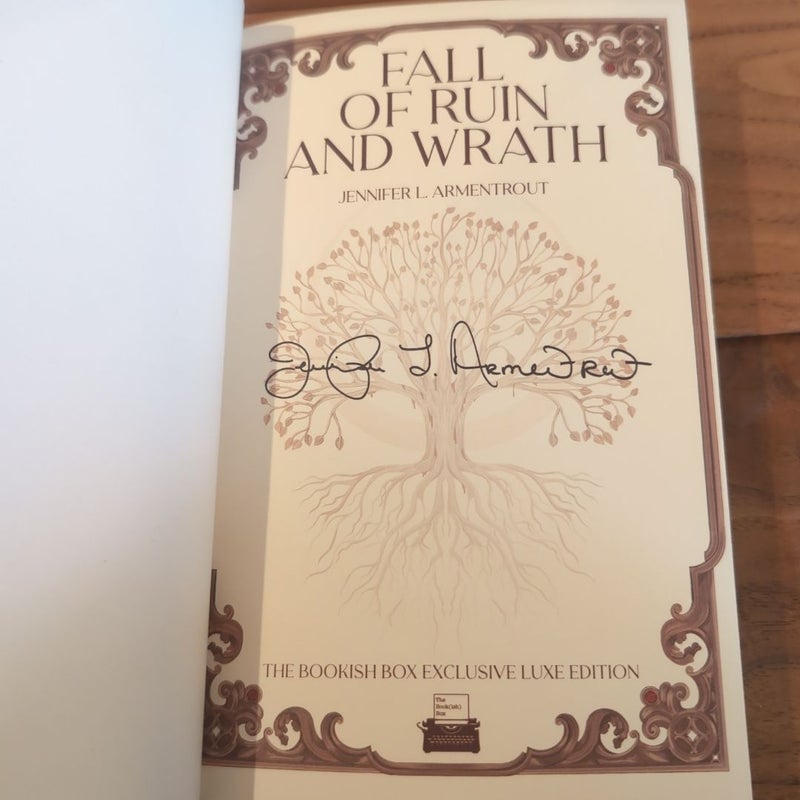 Fall of Ruin and Wrath - Special Signed Bookidh Box Edition 