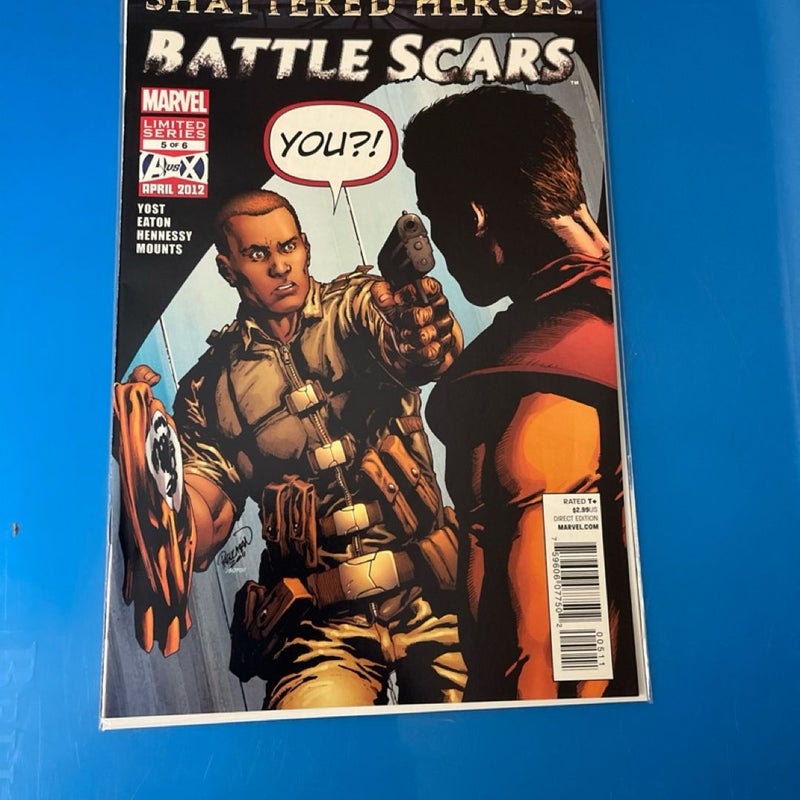 Shattered Heroes Battle Scars #1-6 (2012 Marvel) Limited Series 