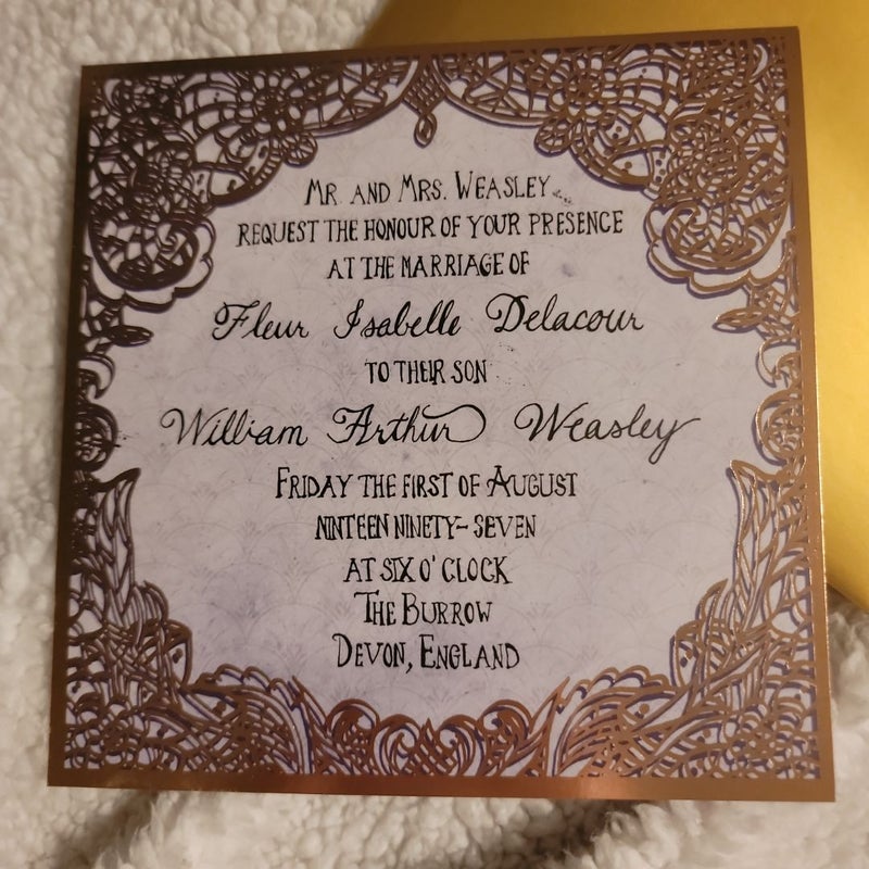 Fleur and Bill's Wedding Invite 