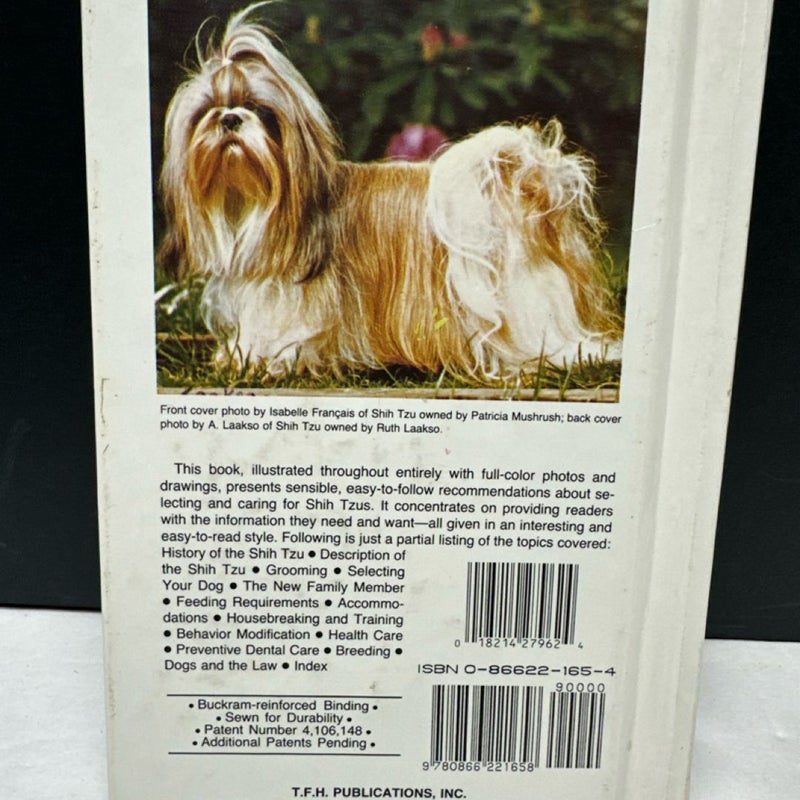 Shih Tzu  1990 Hardcover, Illustrated