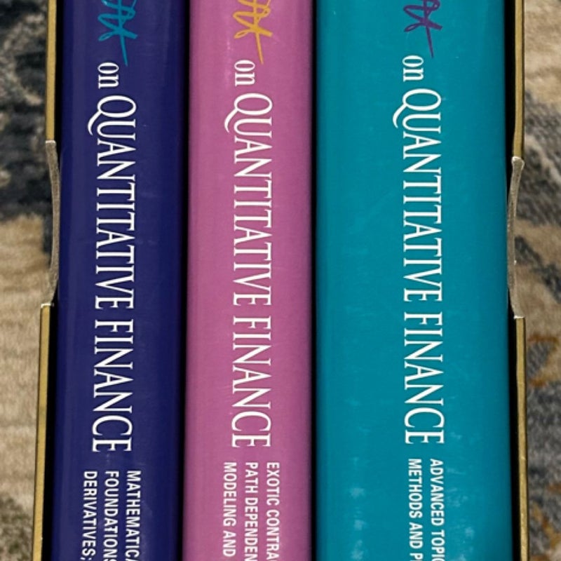 Paul Wilmott on Quantitative Finance, 3 Volume Set