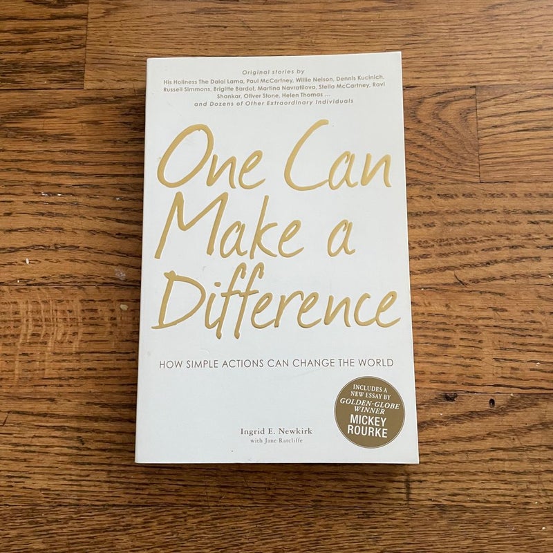 One Can Make a Difference