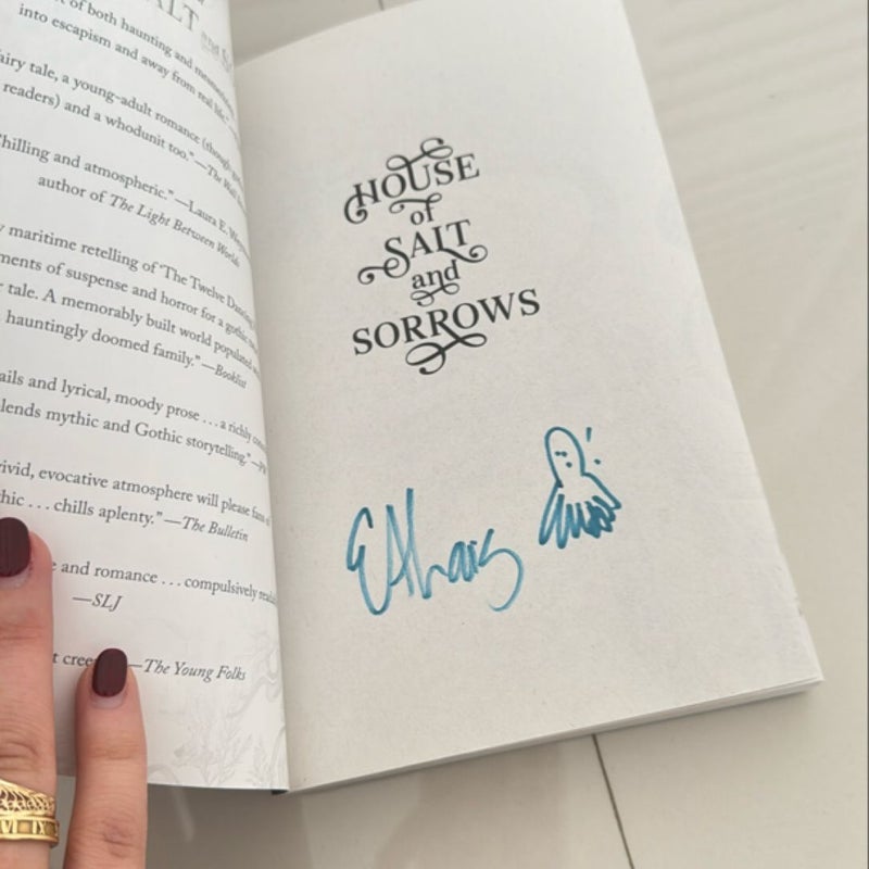 House of Salt and Sorrows SIGNED