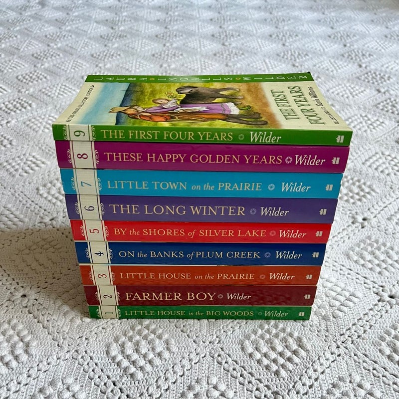 Little House on the Prairie Series Books 1-9 Full Color Collector’s Edition