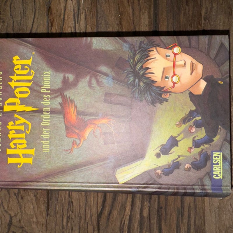 Harry Potter All Books 1999 German Edition Rare 