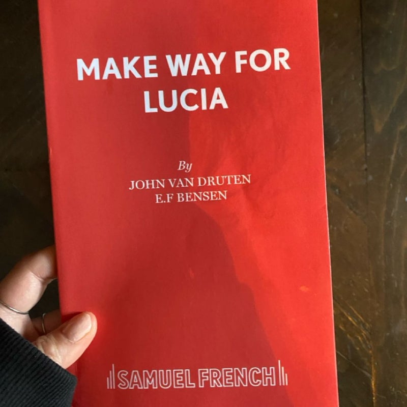 Make way for Lucia 