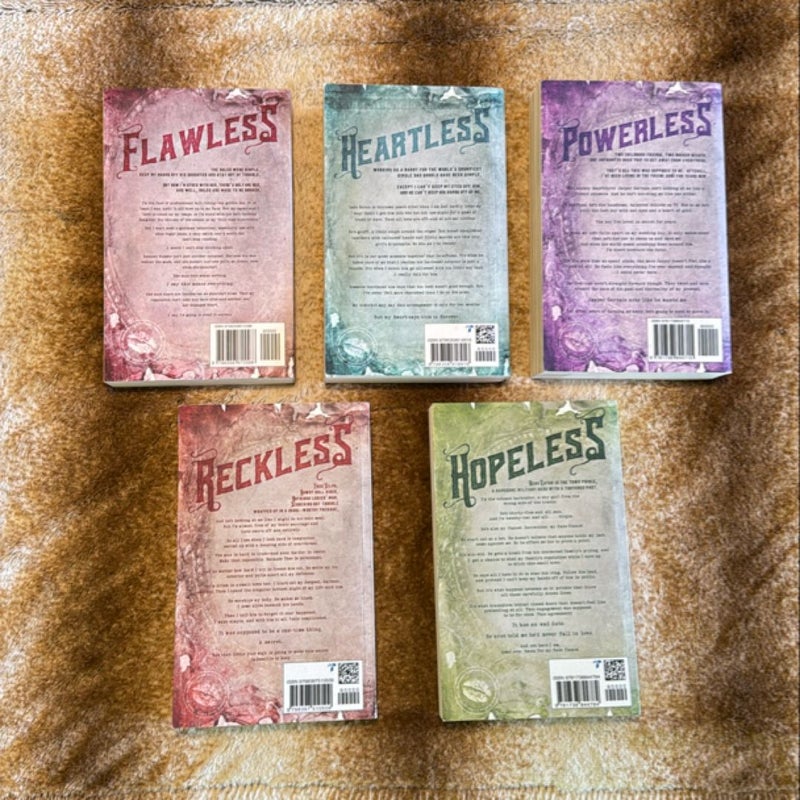 Flawless, Heartless, Powerless, Reckless and Hopeless *Chestnut Springs Series* *Out Of Print* *Indie Mirror Editions* *BUNDLE*