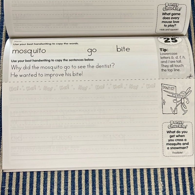 Handwriting Practice: Jokes and Riddles by Violet Findley
