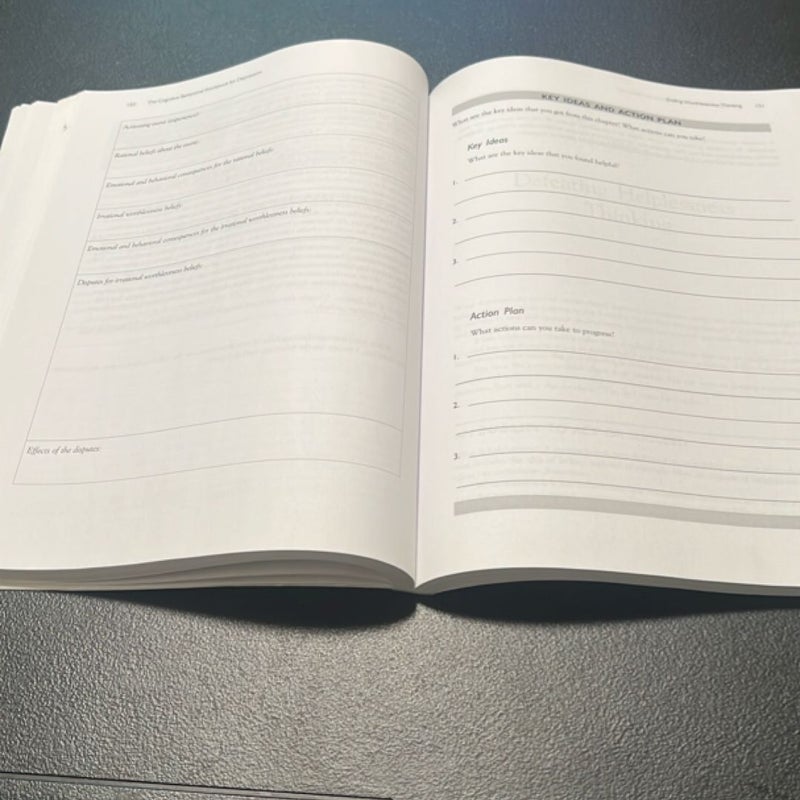 The Cognitive Behavioral Workbook for Depression