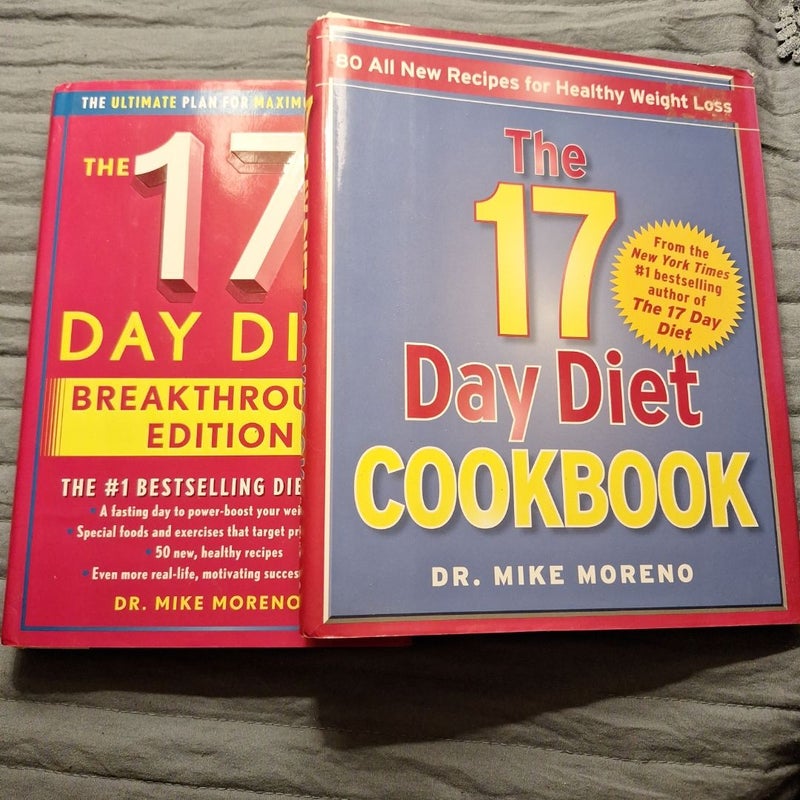 Two books - 17 Day diet and cookbook