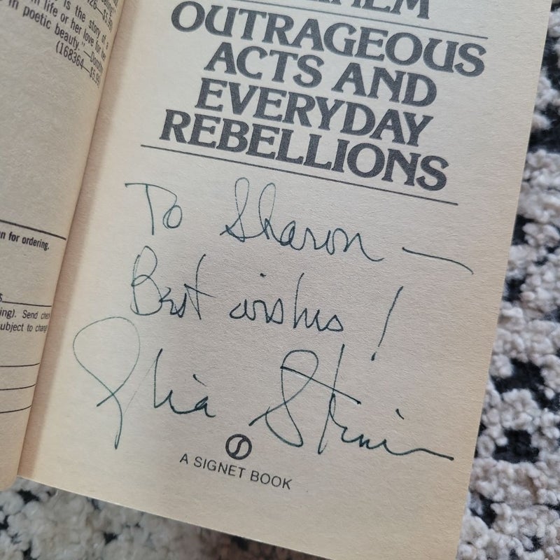 Outrageous Acts and Everyday Rebellions SIGNED