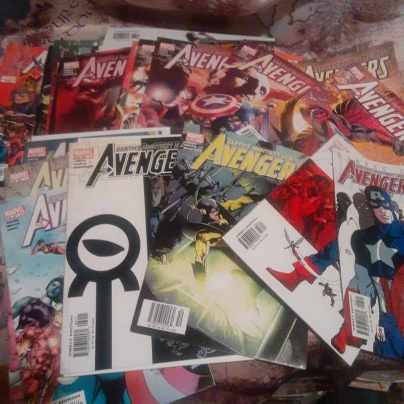 Complete Geoff Johns Avengers Comic Lot 