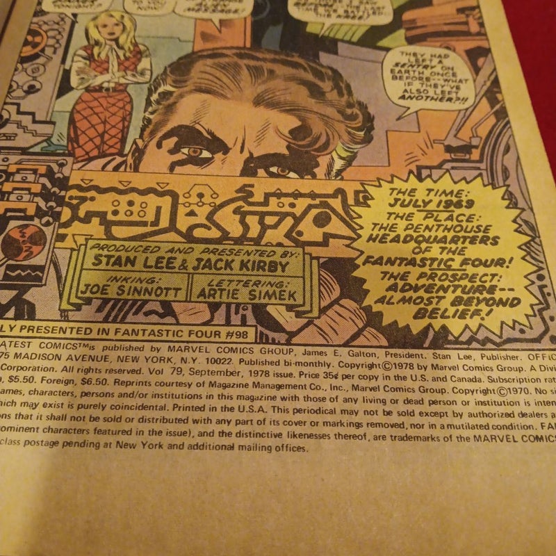 Marvels Greatest Comics #79, 1978