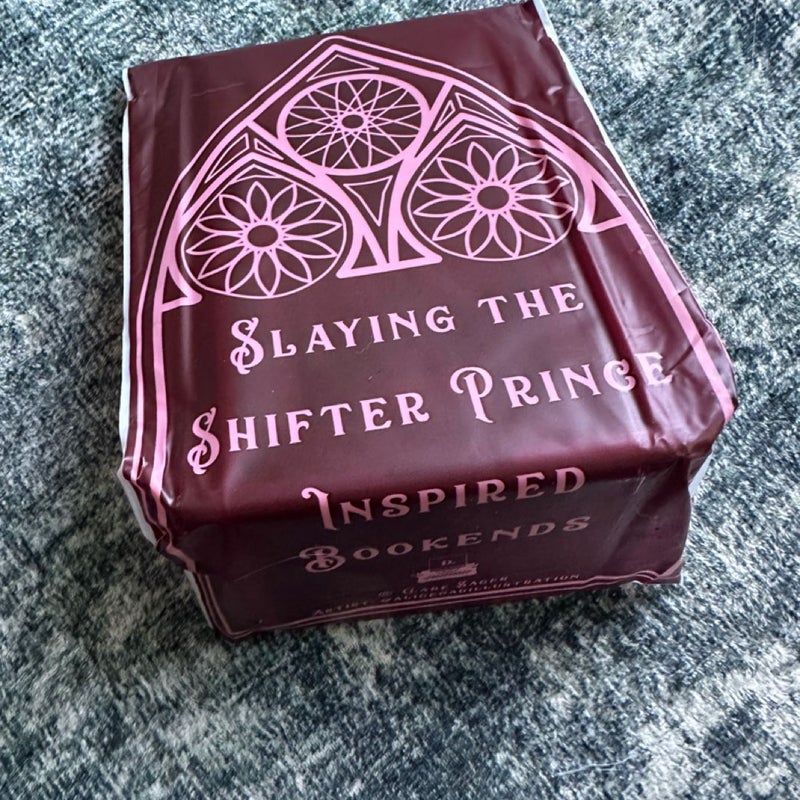 Bookish Box Slaying the Shifter Prince Inspired Bookends