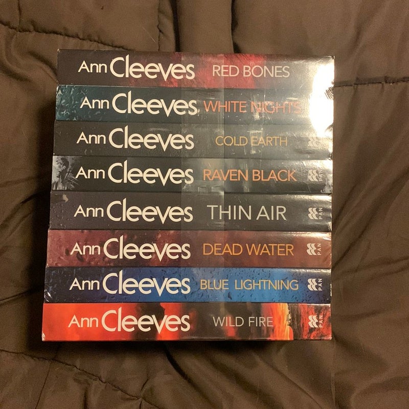 8 Titles by Ann Cleeves NEW Shetland Series