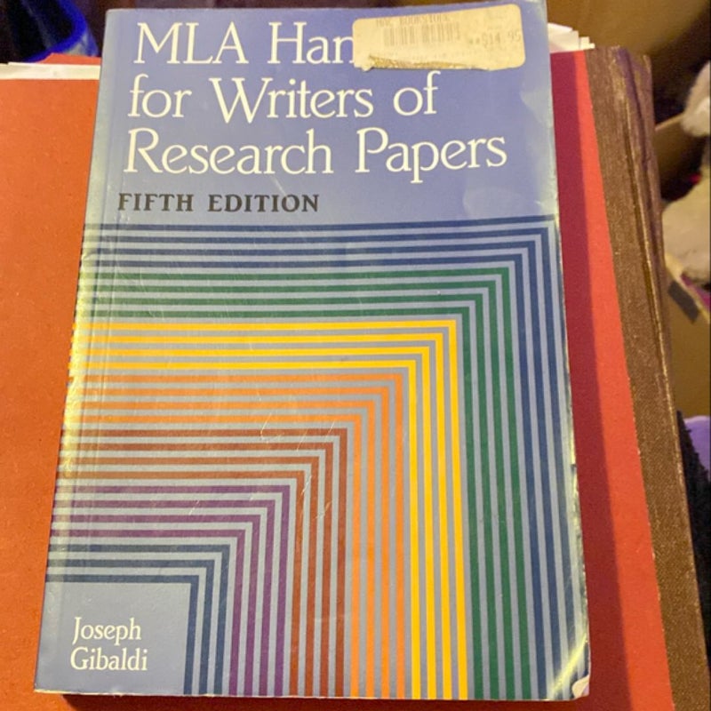 MLA Handbook for Writers of Research Papers