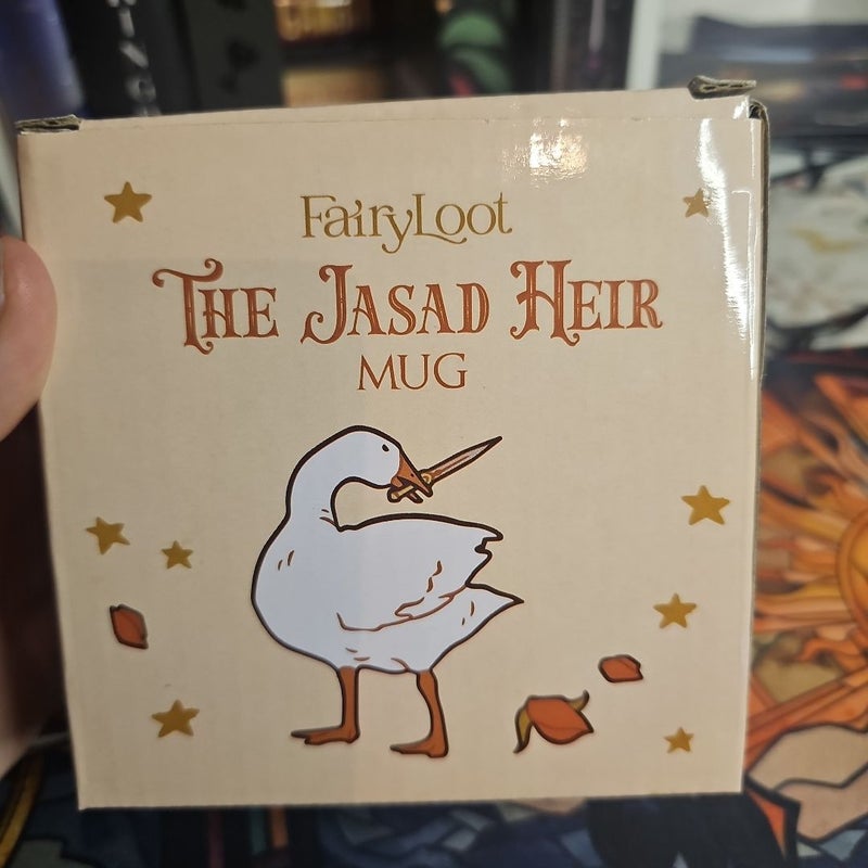 Fairyloot The Jasad Heir Fairyloot Exclusive Goose Quote Glass Mug Sara Hashem