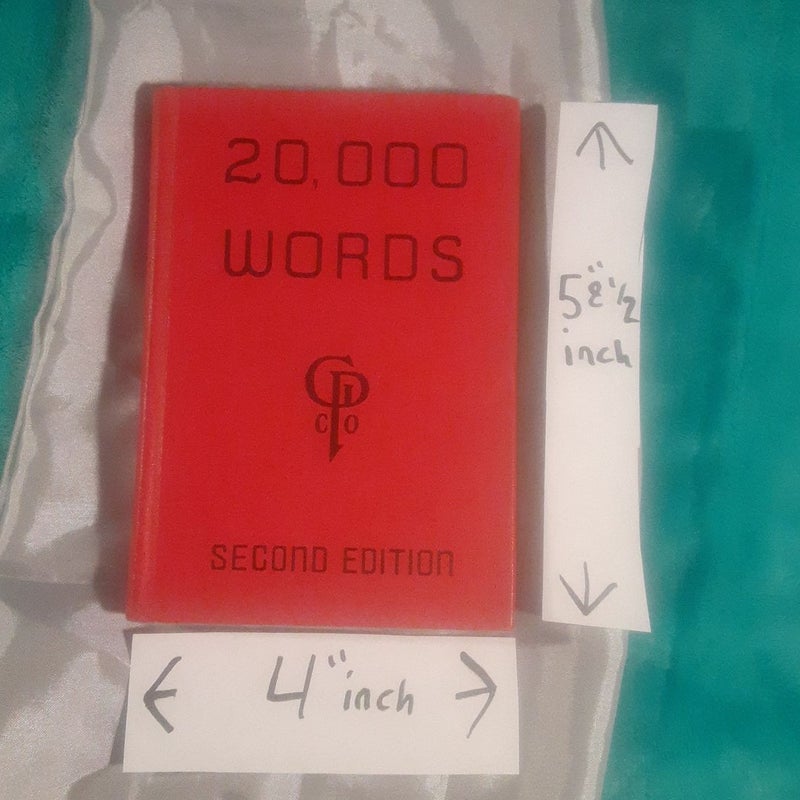 20,000 Words (Second Edition)