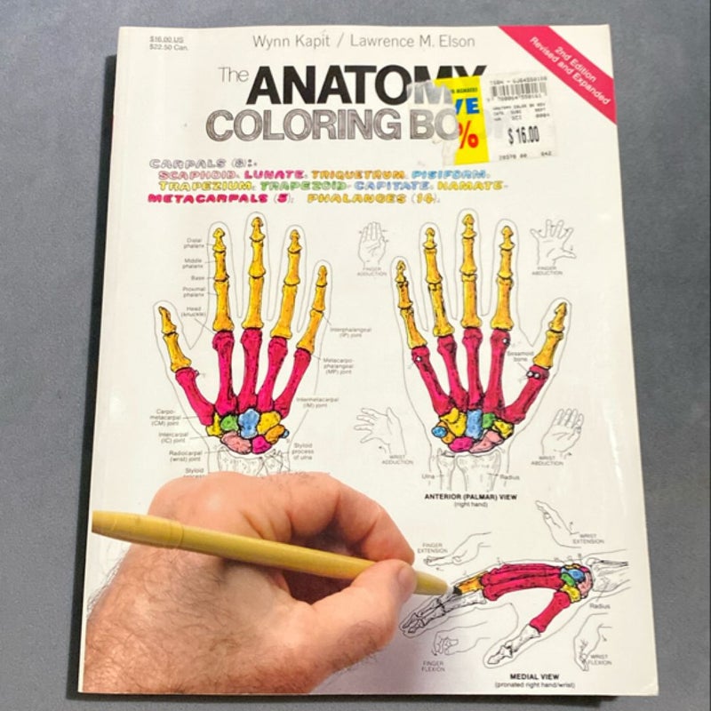 The Anatomy Coloring Book by Wynn Kapit, Lawrence M. Elson