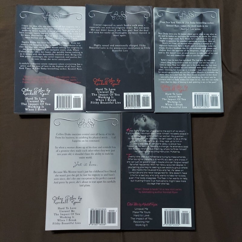 Filthy Beautiful Lies series and When I Break