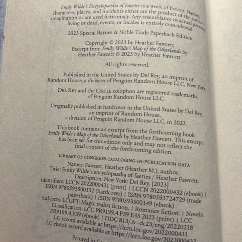 Emily Wilde's Encyclopaedia of Faeries