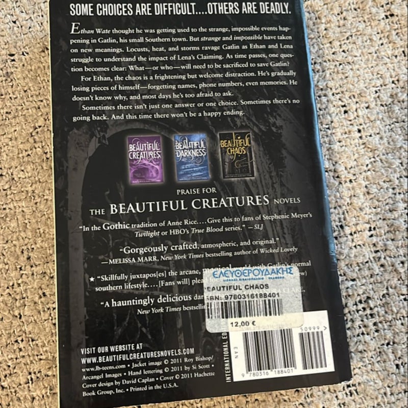 Beautiful Chaos *international 1st edition