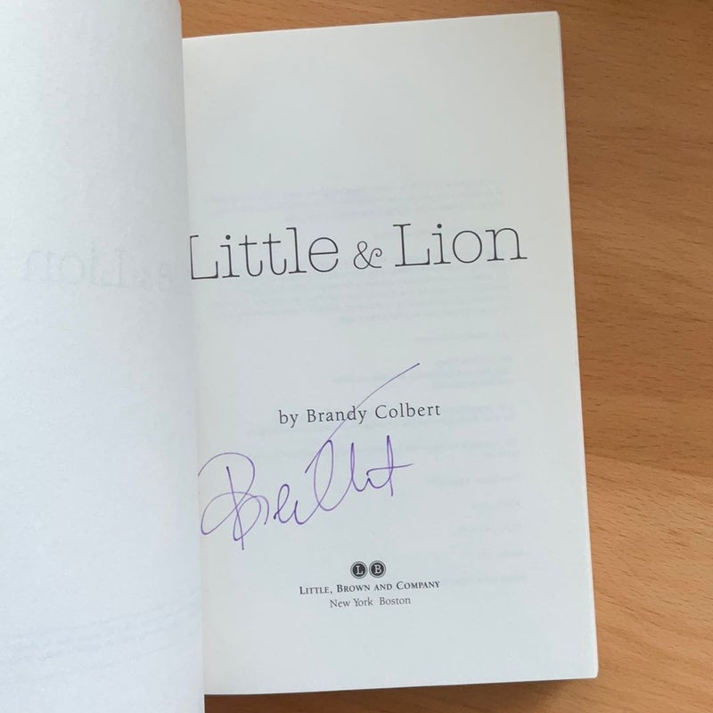 Little and Lion (signed ARC)