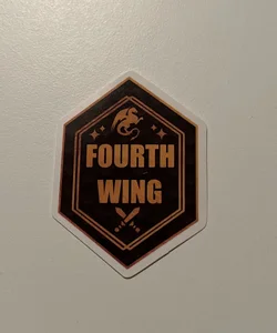 Fourth Wing sticker