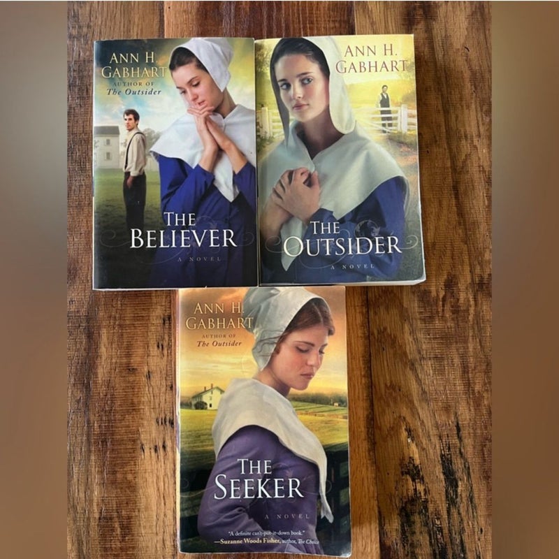 Ann H. Gabhart The Outsider The Believer The Seeker 3 books historical fiction