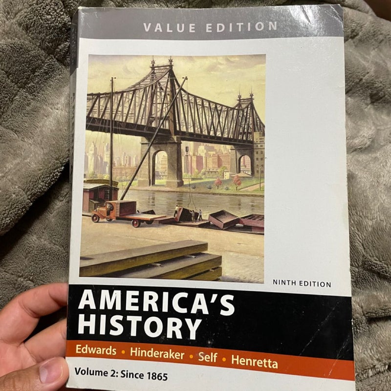 America's History, Value Edition, Volume 2